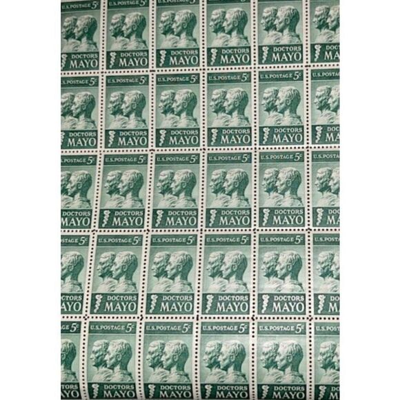 US Stamp - Scott #1251 Mayo Doctors Sheet of 50 - Picture 2 of 3